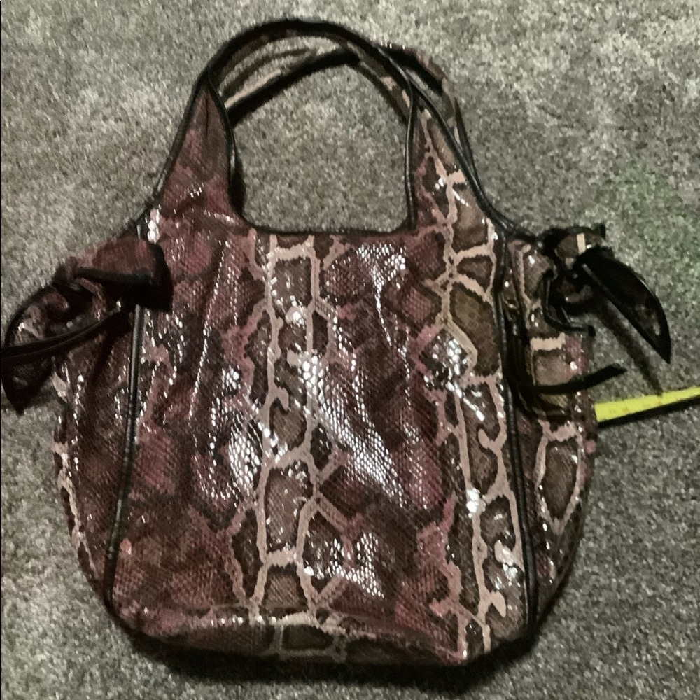 Kooba Snakeskin Hobo Purse